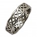 Silver Trinity Knot Ring - Narrow Pierced Sheelin Jewelry Collection